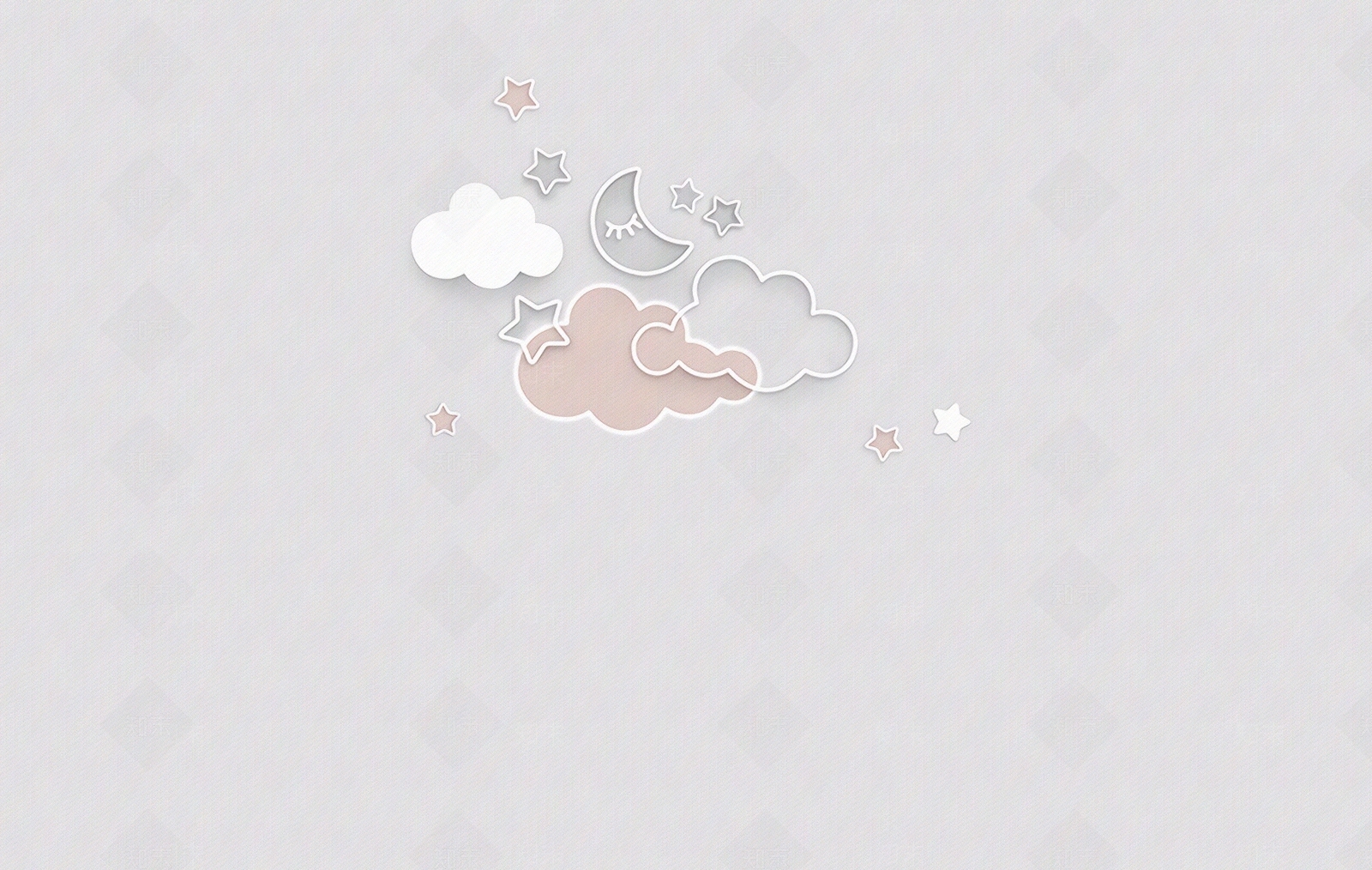 简约卡通儿童月亮壁画贴图下载【ID:1108712876】