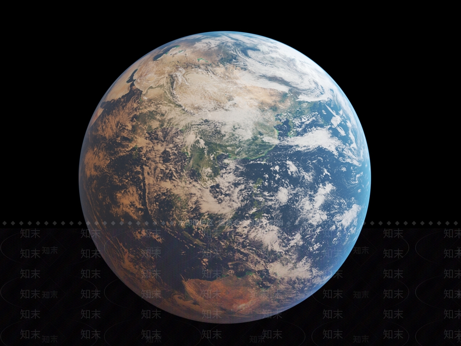 现代地球卫星3d模型下载