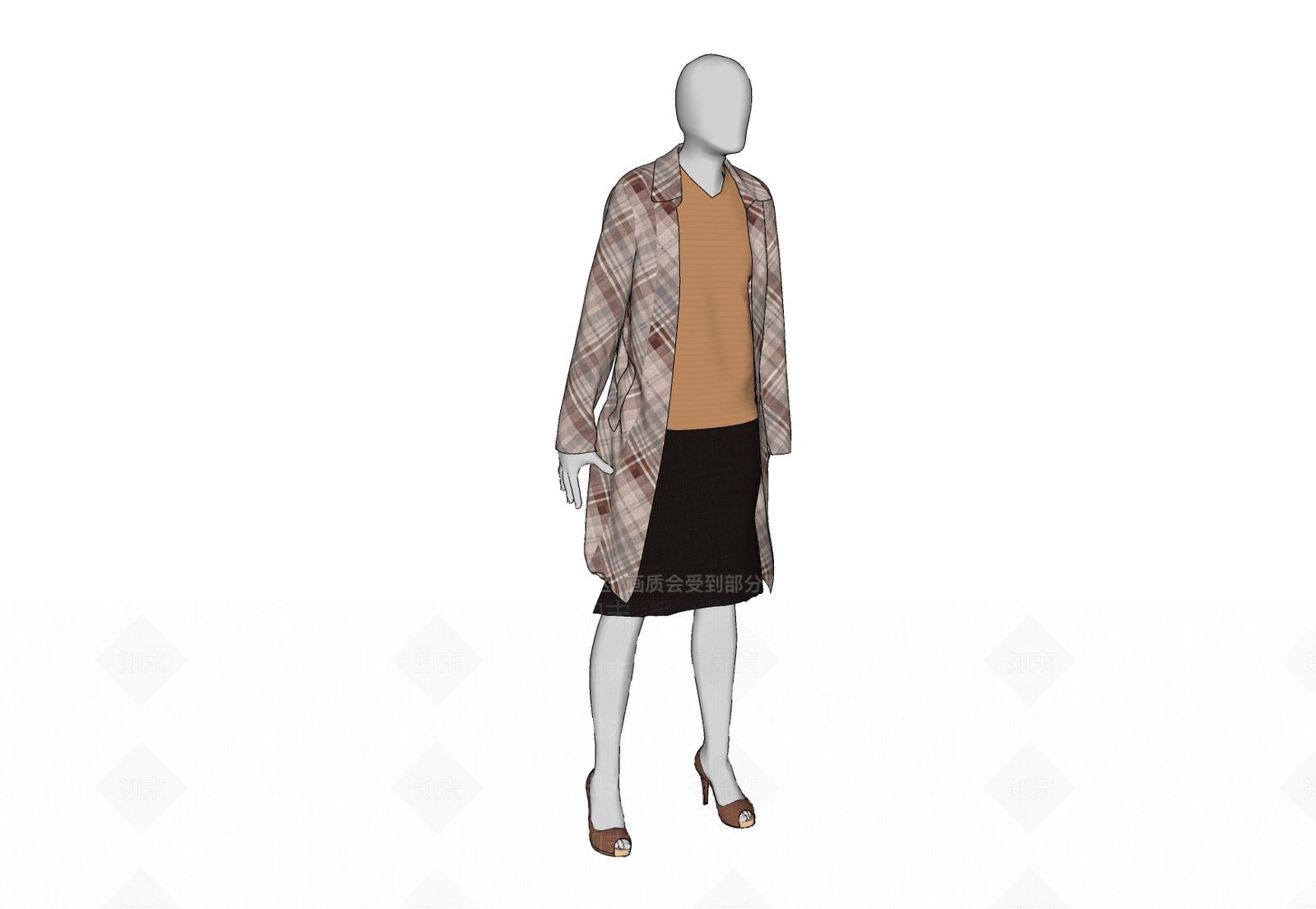 现代模特SU模型下载【ID:1108729723】