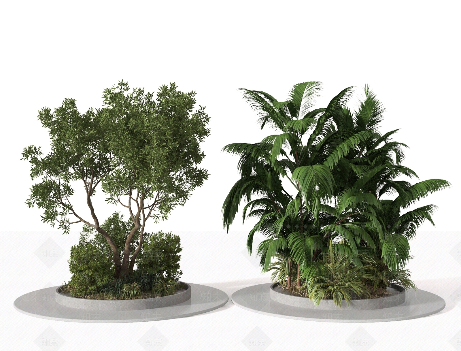 现代树池3D模型下载【ID:1108763344】