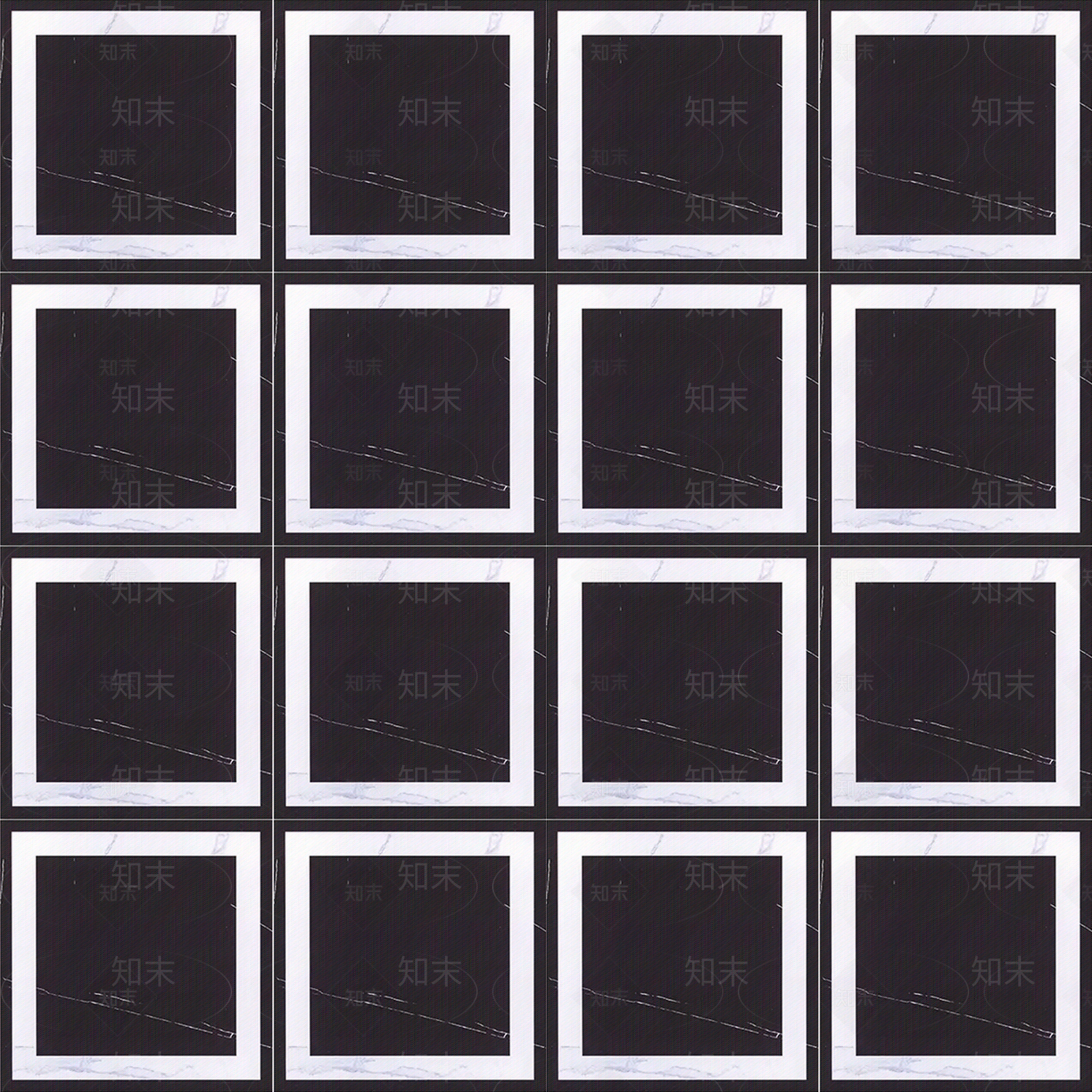 北欧黑白拼色大理石瓷砖贴图下载【ID:1108776088】