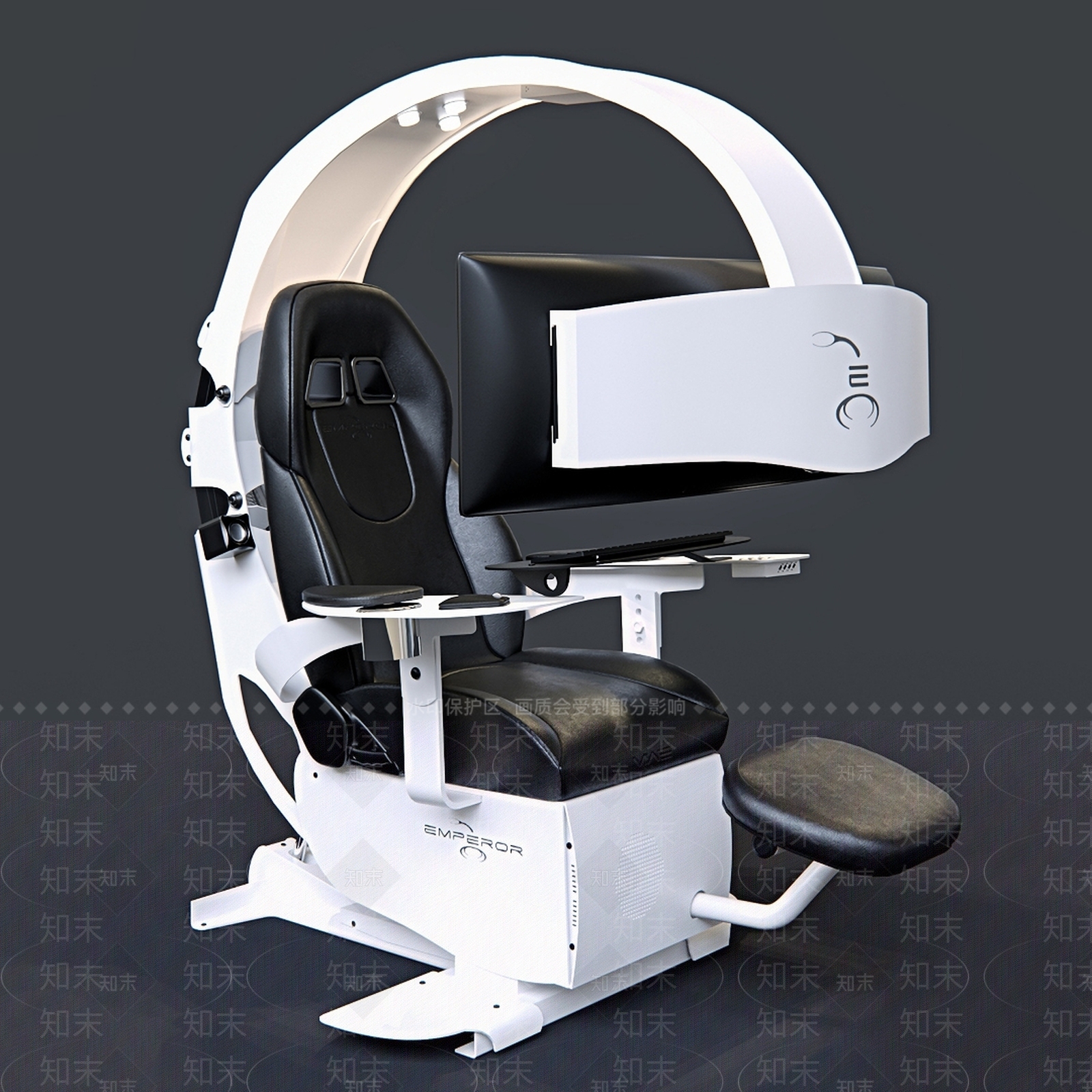 现代VR游戏椅子3D模型下载【ID:1108800516】