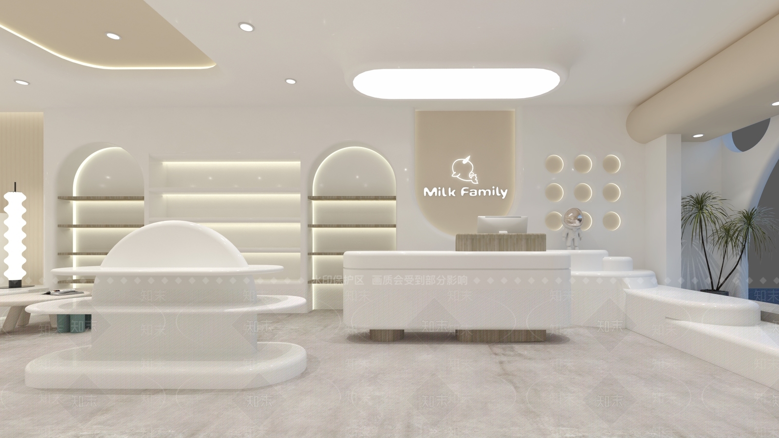现代母婴店SU模型下载【ID:1108937609】