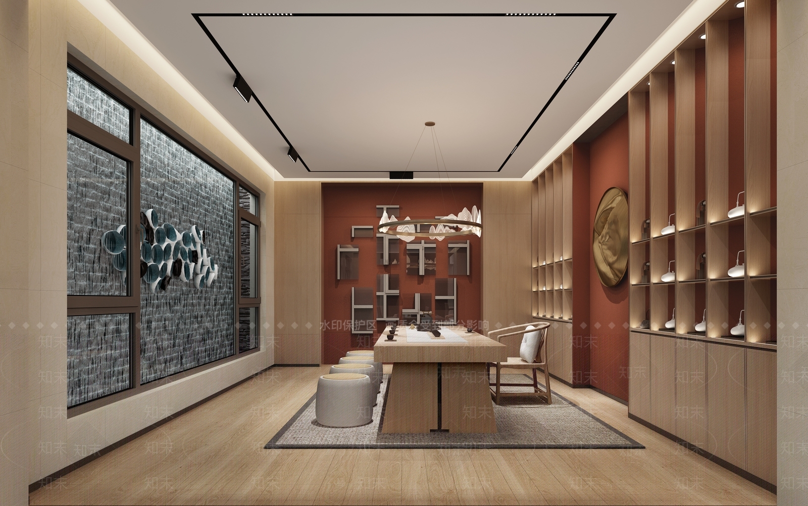 现代茶馆3D模型下载【ID:1108816907】