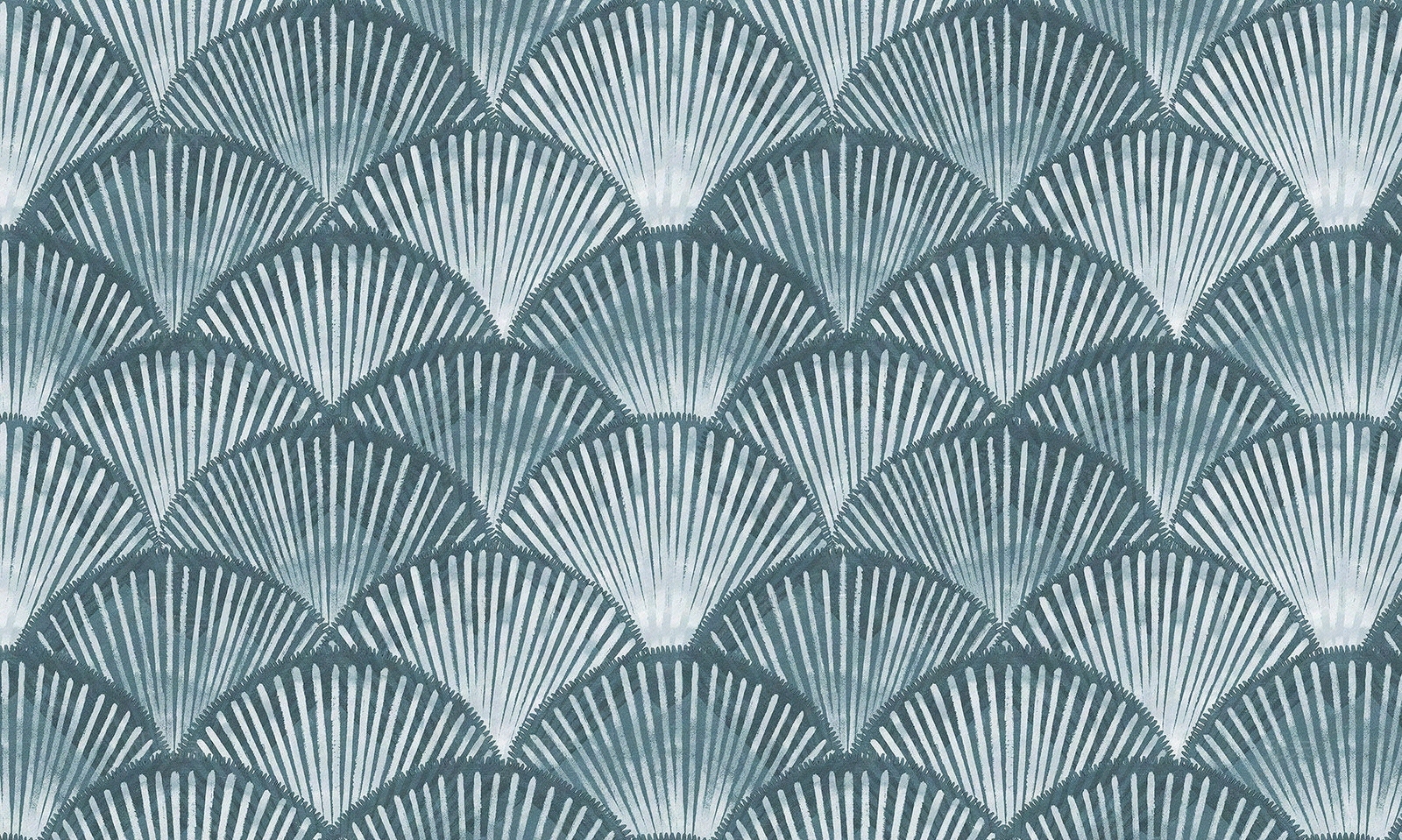 新中式蓝色扇形壁纸贴图下载【ID:1108842227】