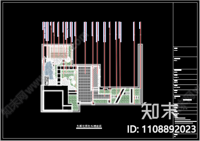 新中式庭院设计施工图cad施工图下载【ID:1108892023】