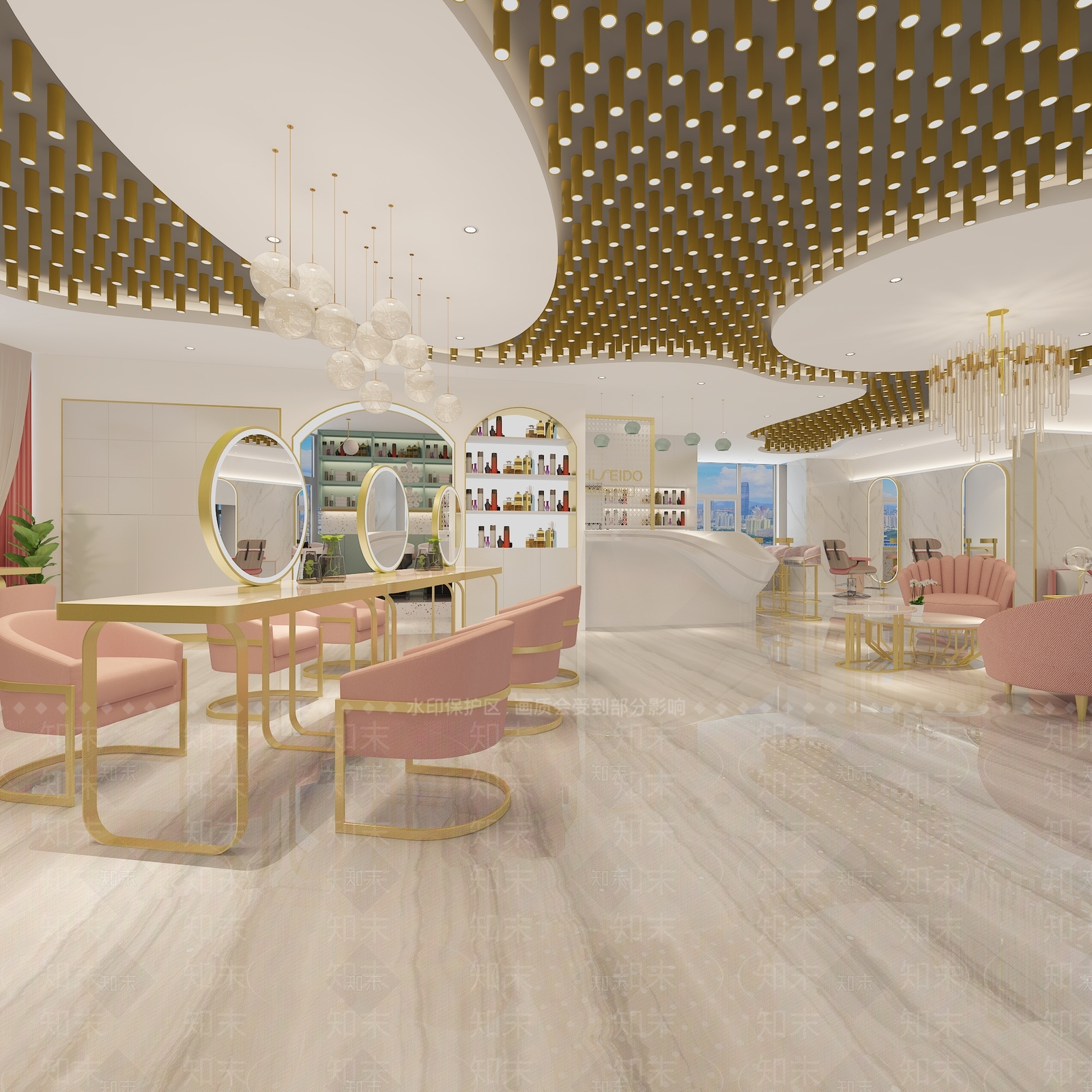 现代理发店3D模型下载【ID:1108892487】