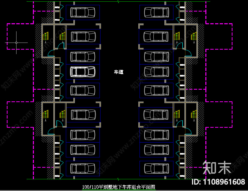 三种大小合院别墅户型图施工图下载【ID:1108961608】