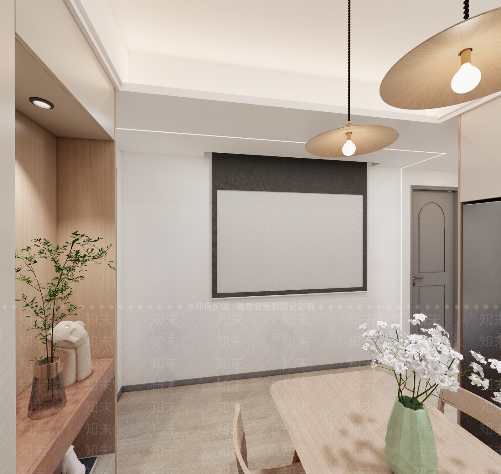 现代单身公寓SU模型下载【ID:1109036701】