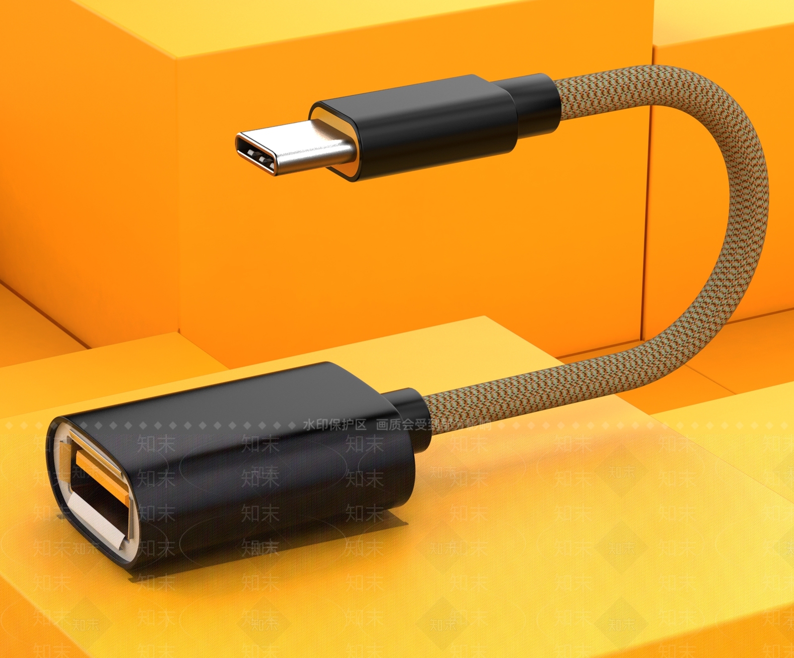 现代数据线插座3D模型下载【ID:1108961156】