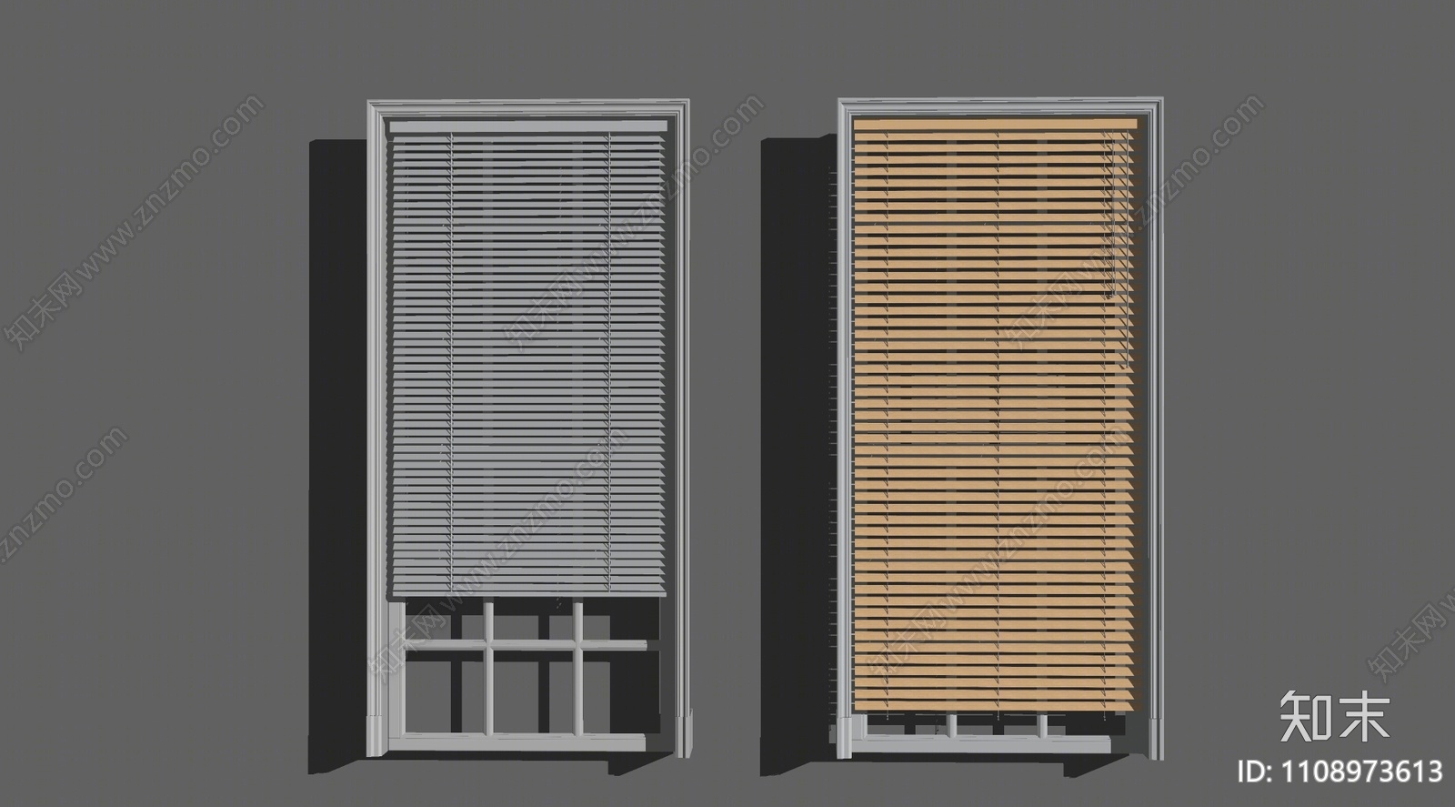 现代百叶帘SU模型下载【ID:1108973613】