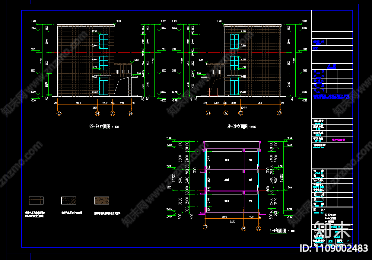 飞灰固化物填埋场工程cad施工图下载【ID:1109002483】