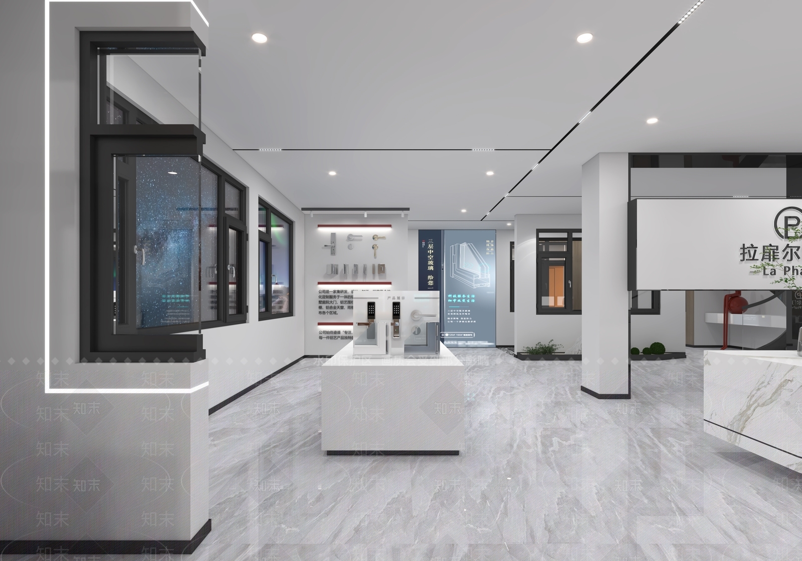 现代前台3D模型下载【ID:1109063303】_知末3d模型网