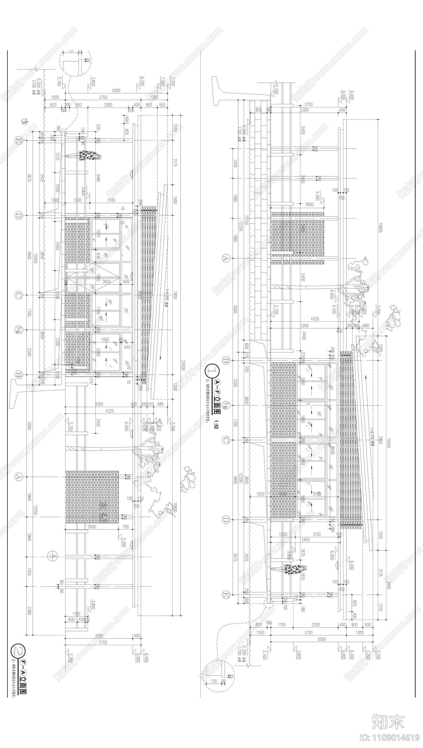 宝苞虾塘园建cad施工图下载【ID:1109014619】