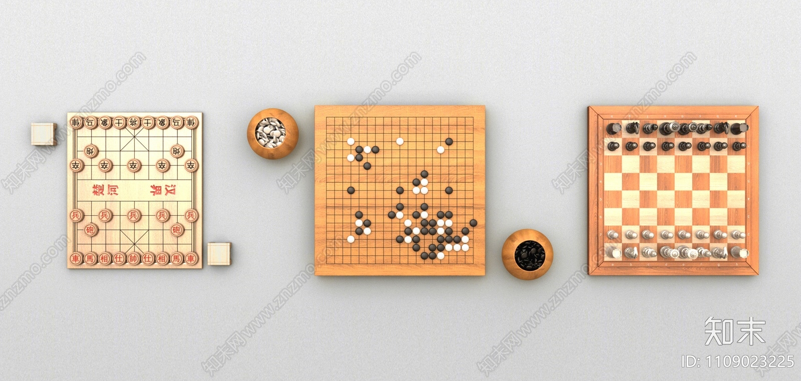 现代中国象棋3D模型下载【ID:1109023225】