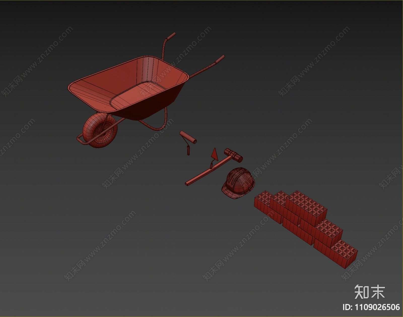 现代运料车3D模型下载【ID:1109026506】