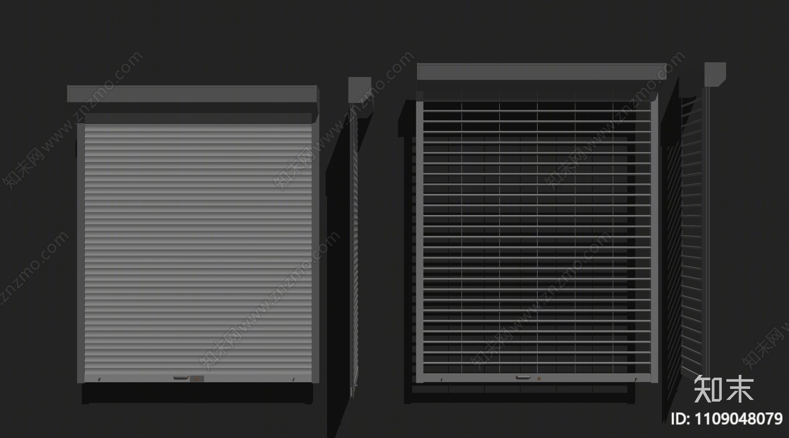 现代卷帘门SU模型下载【ID:1109048079】