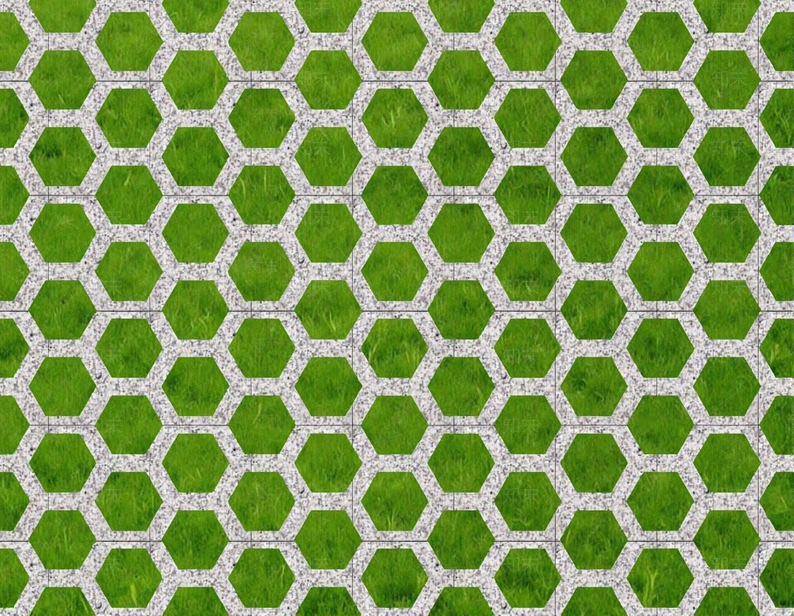 植草砖高清贴图材质