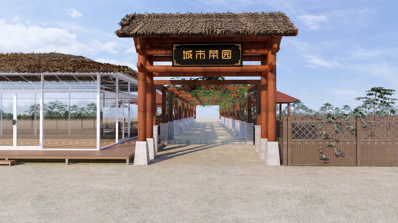 现代农场SU模型下载【ID:1109051485】