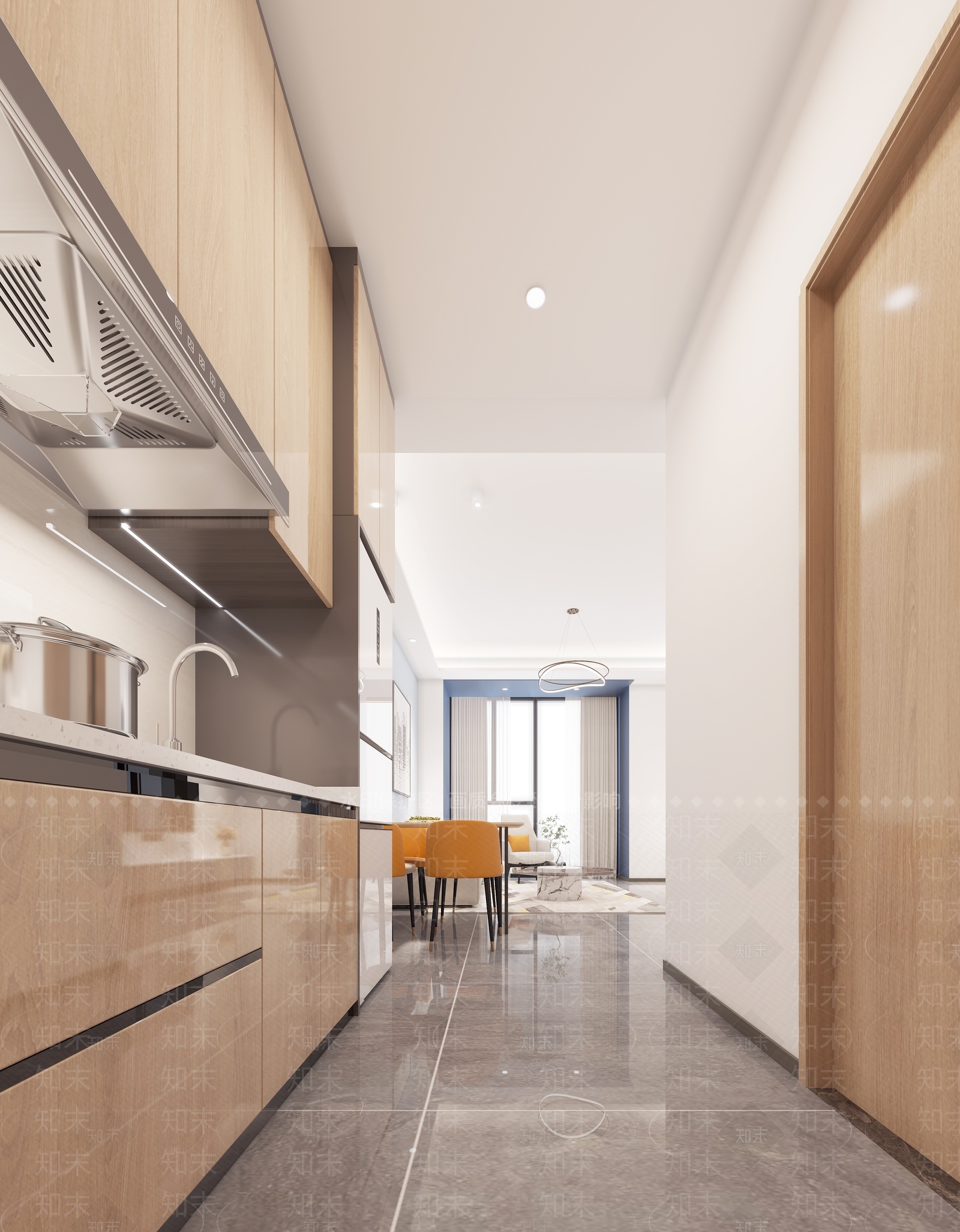 现代单身公寓3d模型下载