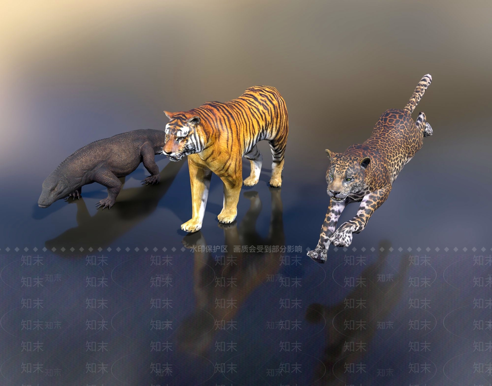现代老虎3D模型下载【ID:1109081263】