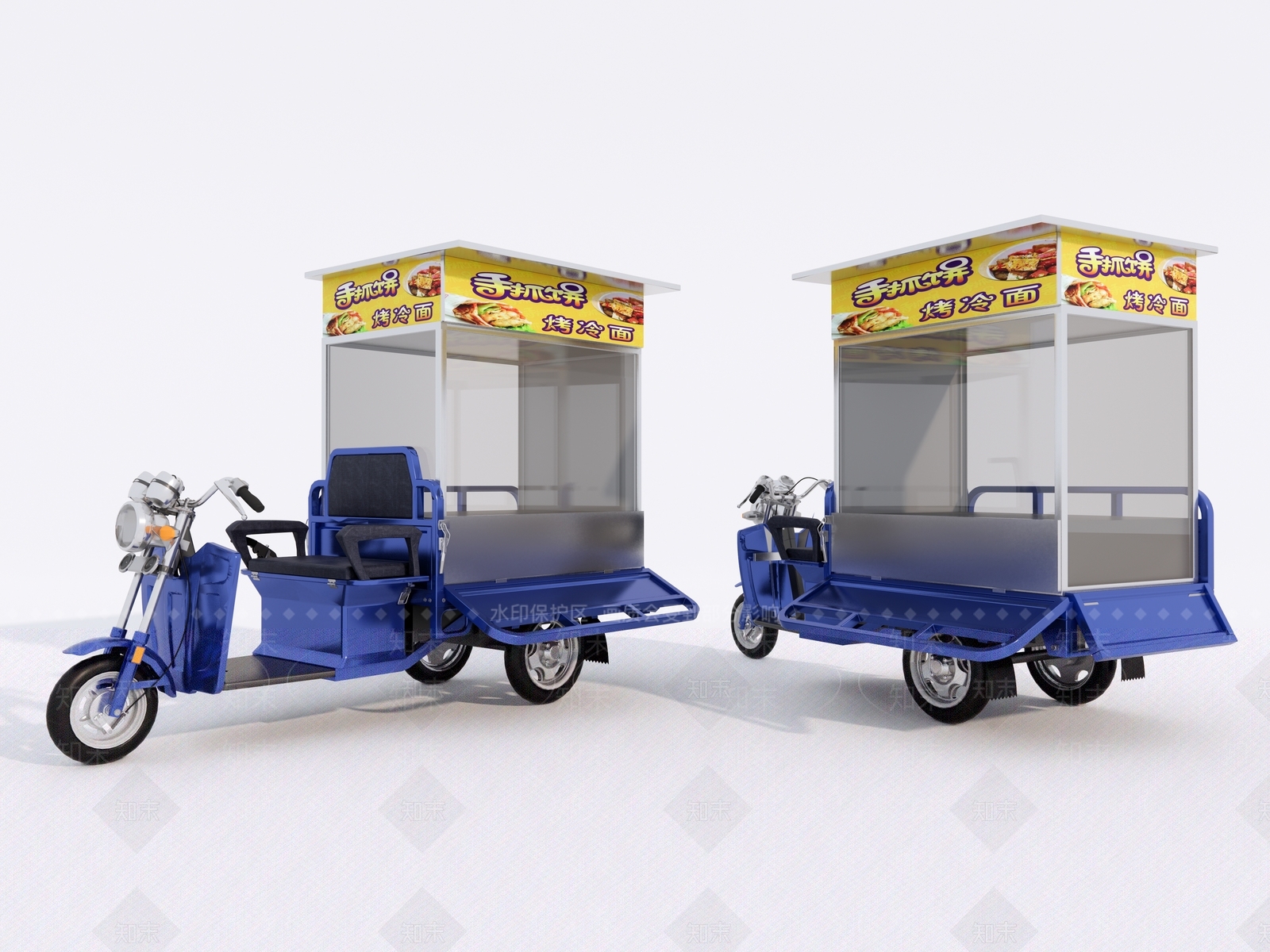 现代三轮车SU模型下载【ID:1109087941】