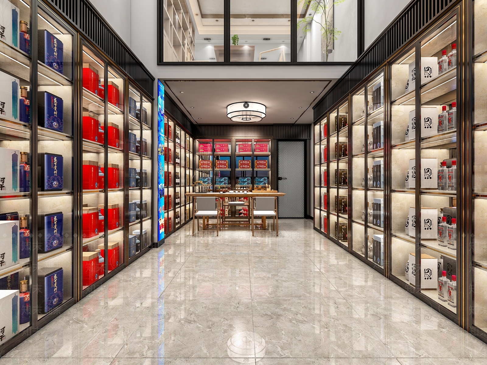 现代烟酒店3D模型下载【ID:1109091212】