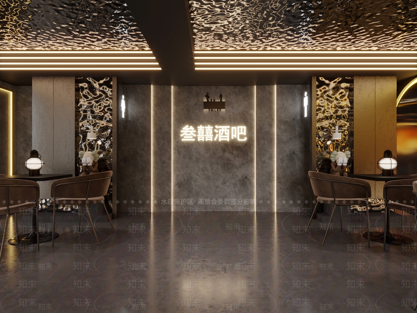 现代酒吧3D模型下载【ID:1109172965】