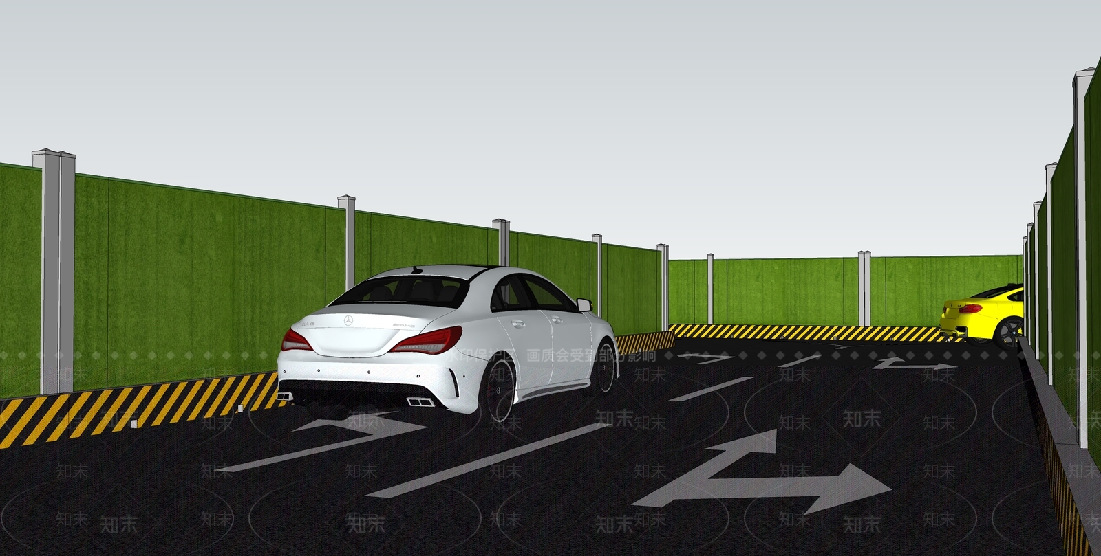 现代道路SU模型下载【ID:1109118070】