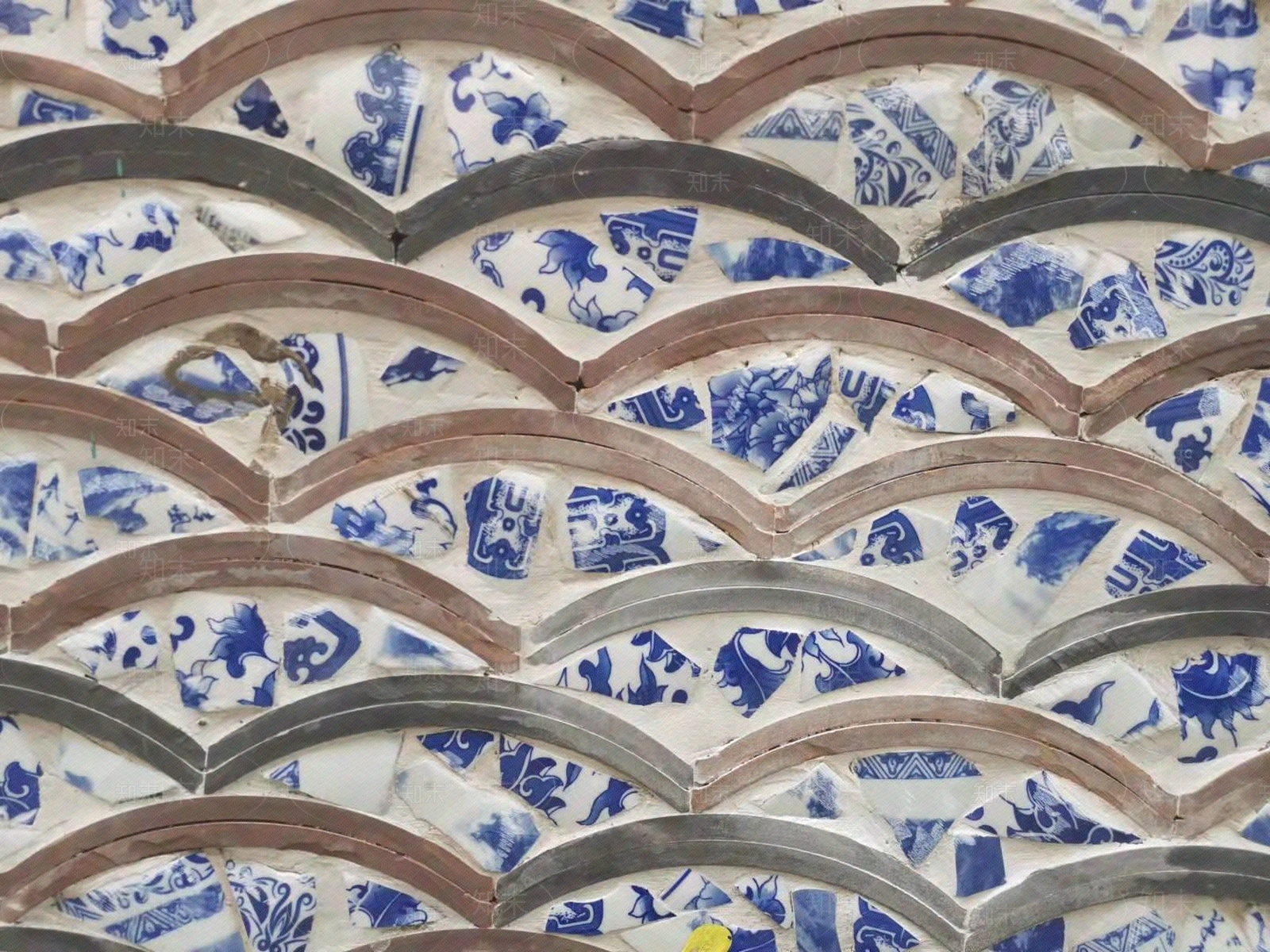 艺术瓦片陶瓷砖墙贴图下载【ID:1109119178】