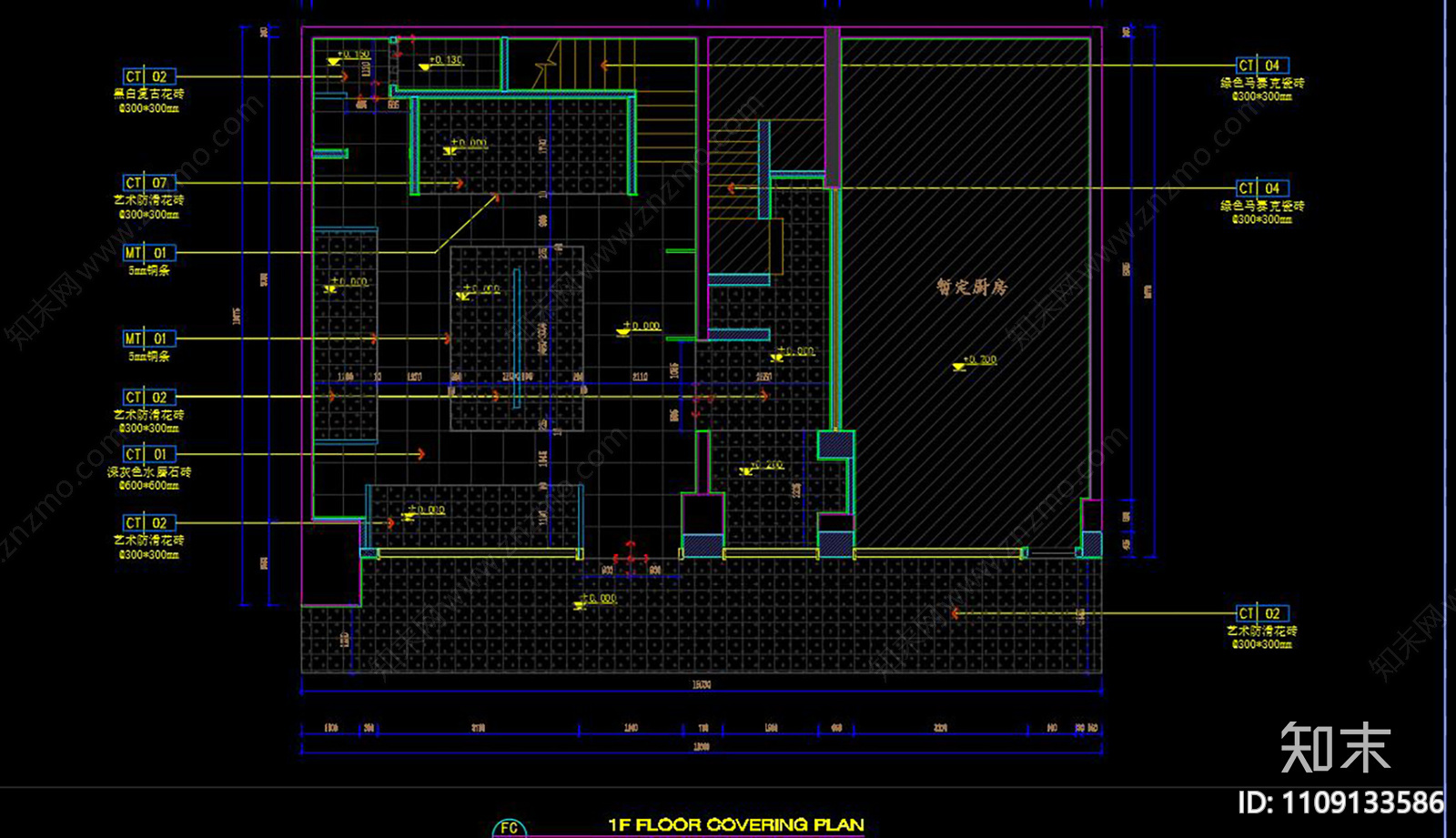 烤串店CAD施工图下载【ID:1109133586】