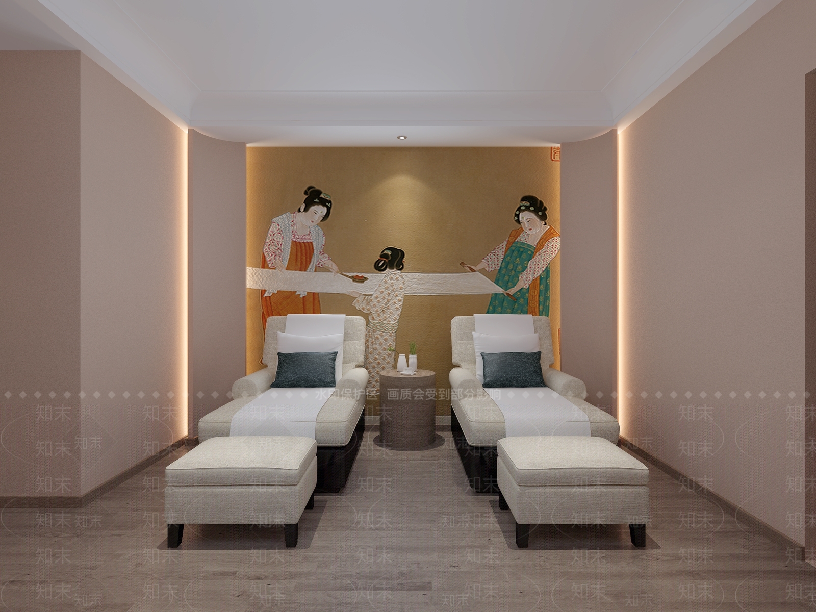 日式洗浴中心包间3D模型下载【ID:1109149334】