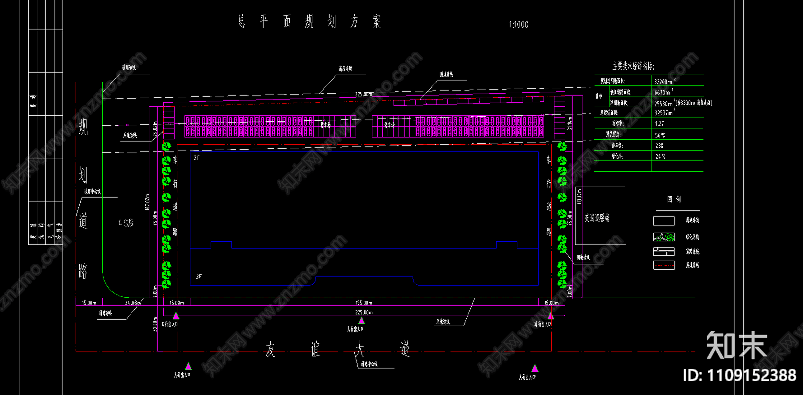 建材广场方案设计带效果图cad施工图下载【ID:1109152388】