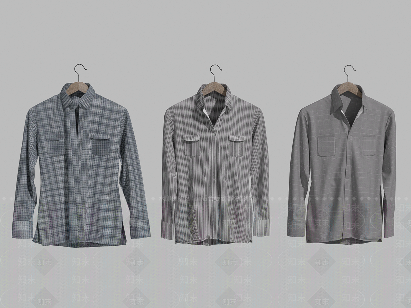 现代服装SU模型下载【ID:1109153047】