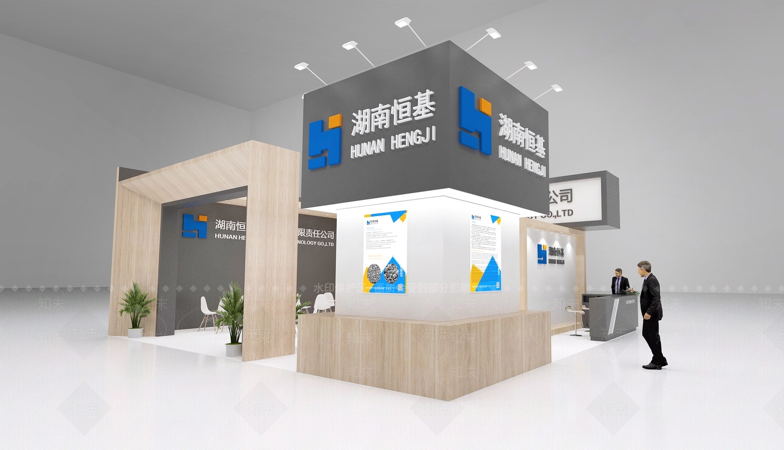 现代科技展台SU模型下载【ID:1109160736】