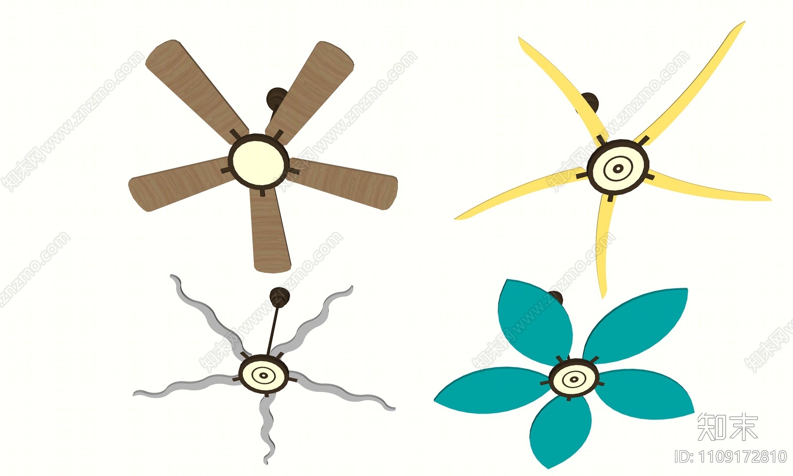 现代风扇SU模型下载【ID:1109172810】