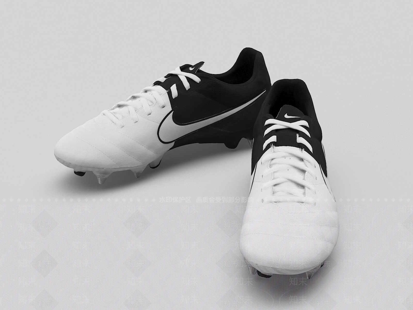 现代足球鞋3D模型下载【ID:1109179401】