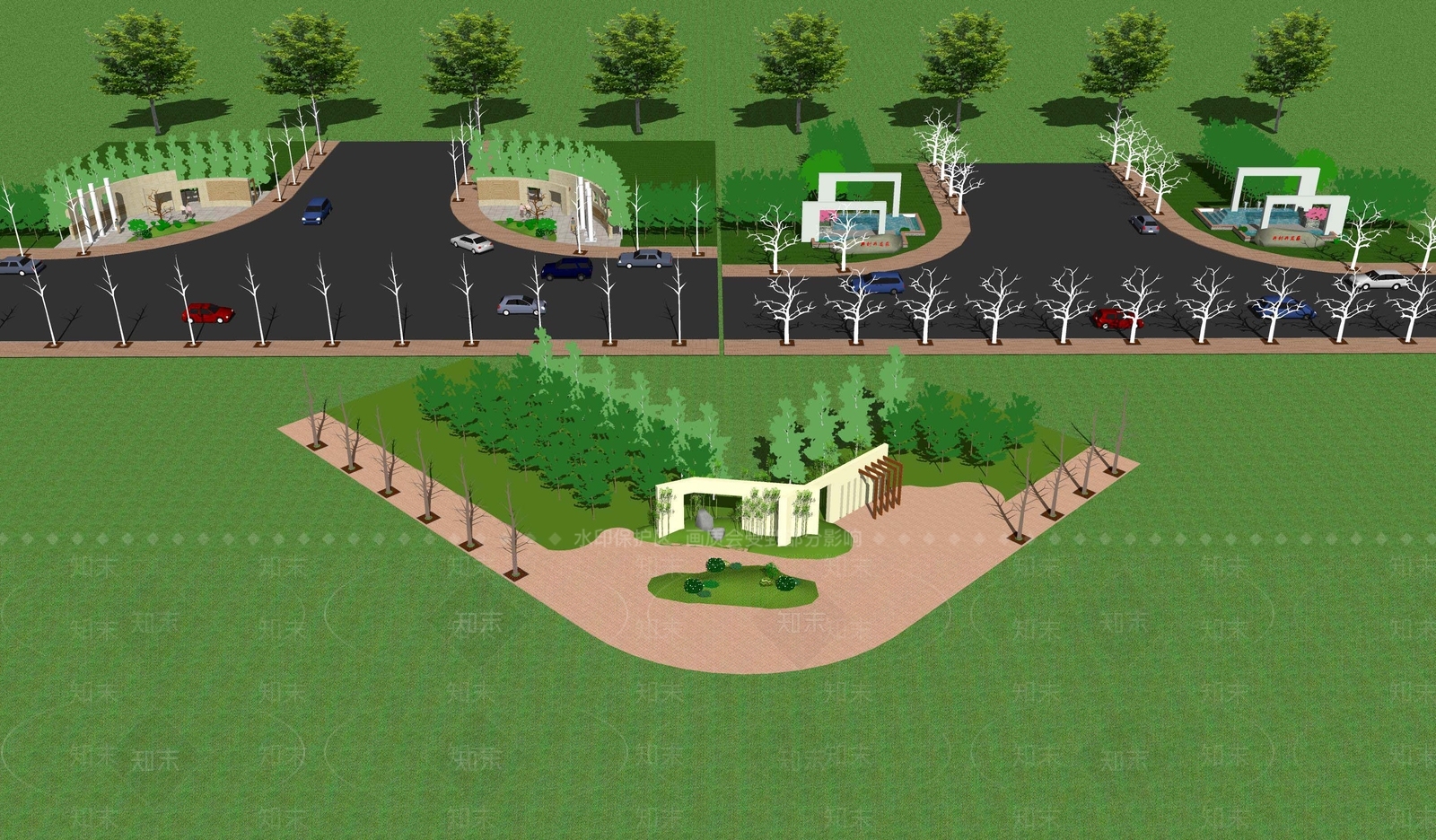 现代道路SU模型下载【ID:1110559070】
