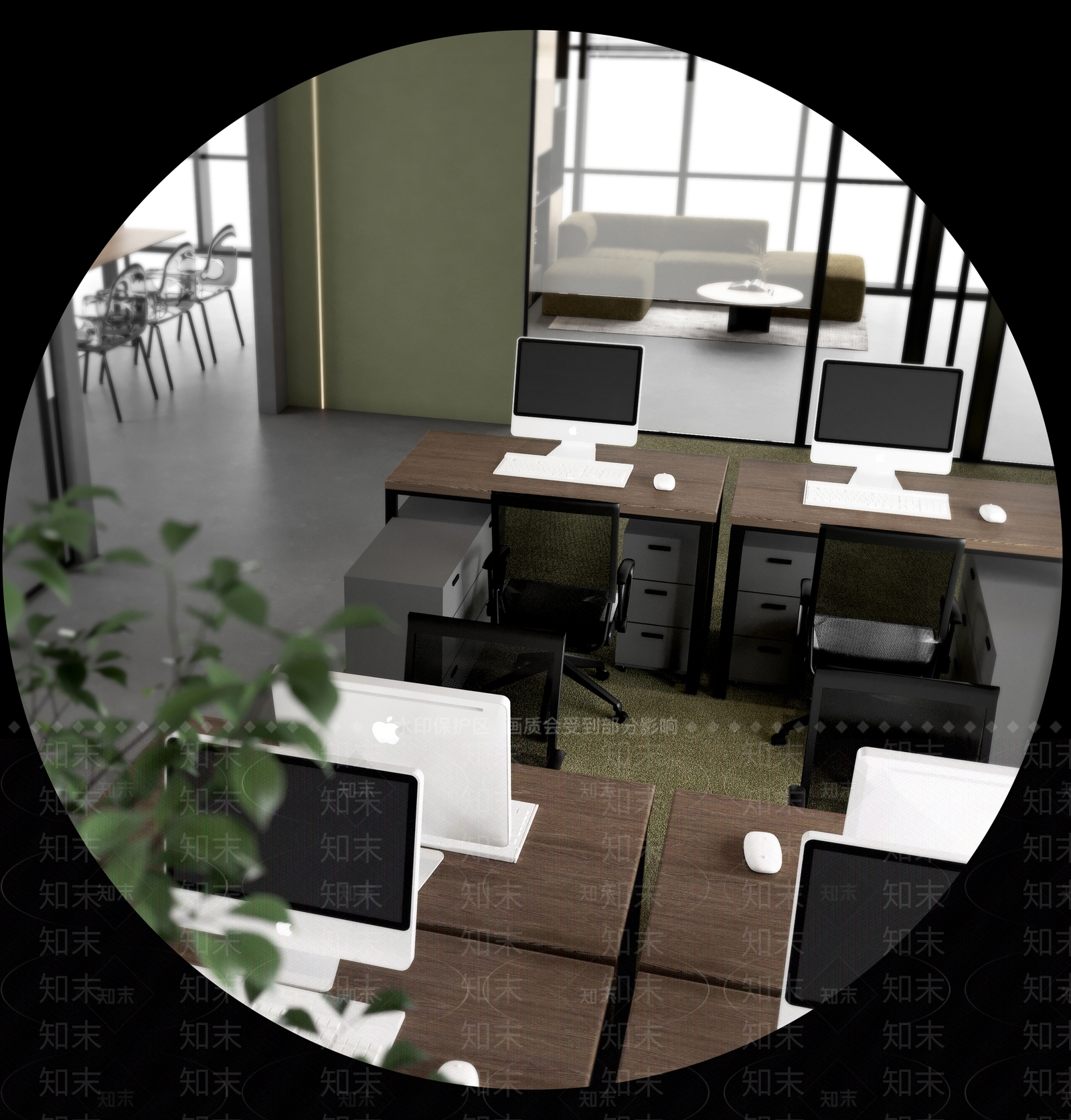 现代前台3D模型下载【ID:1109188404】