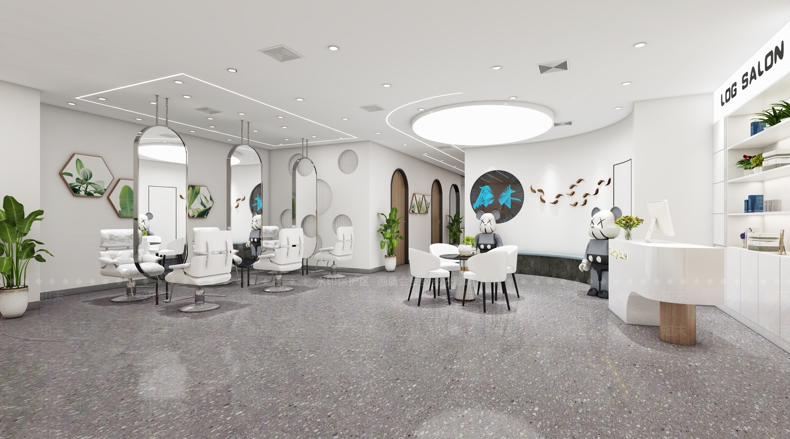 现代理发店3D模型下载【ID:1109195748】