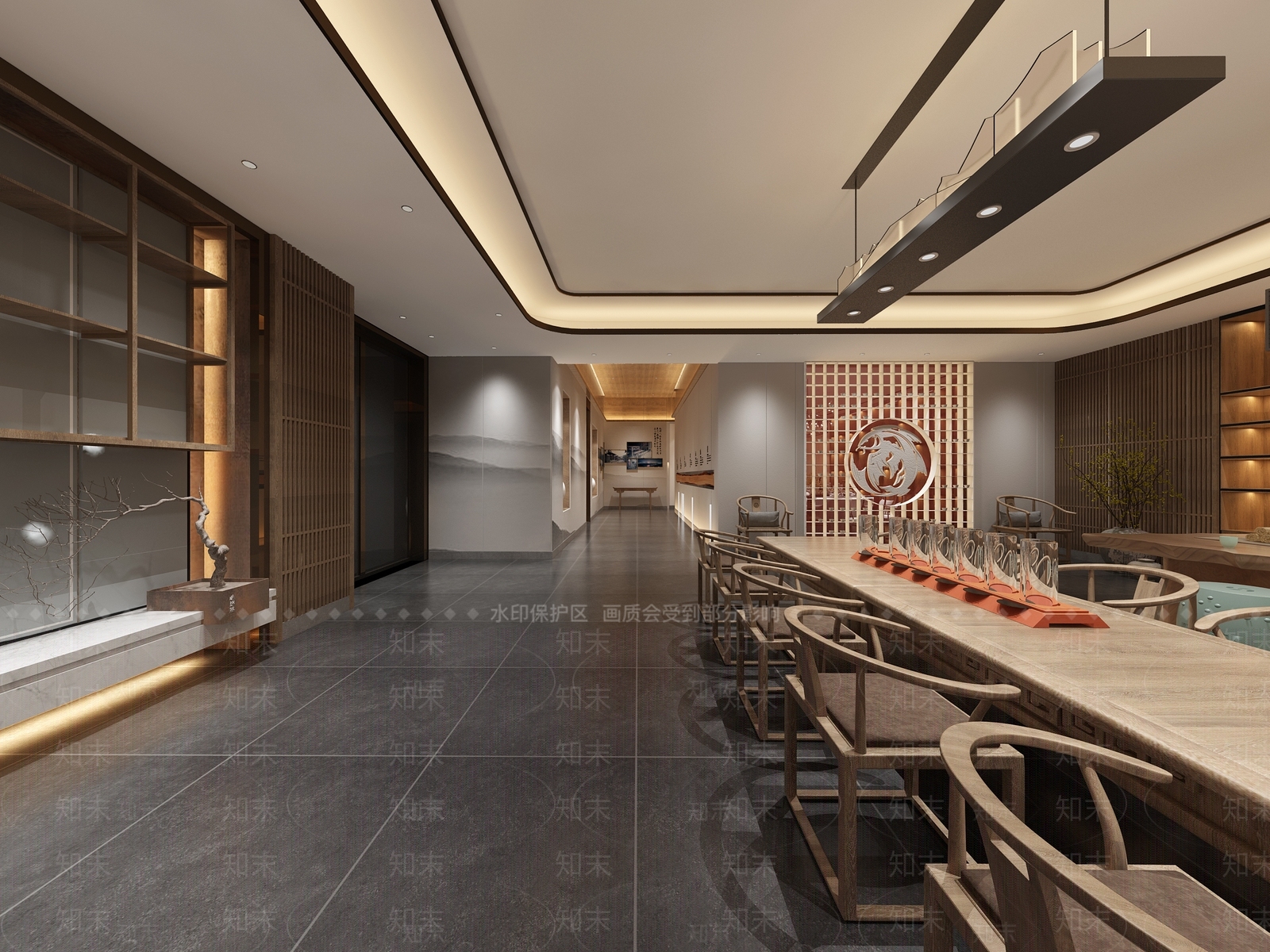 中式茶楼3D模型下载【ID:1109201679】