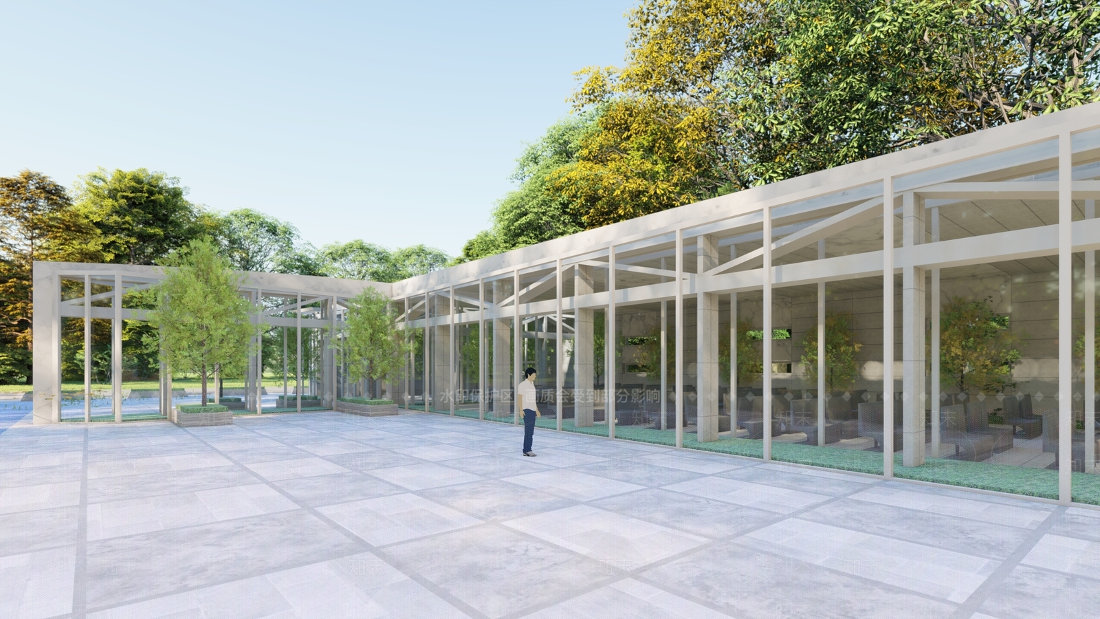 现代教堂建筑SU模型下载【ID:1109204350】
