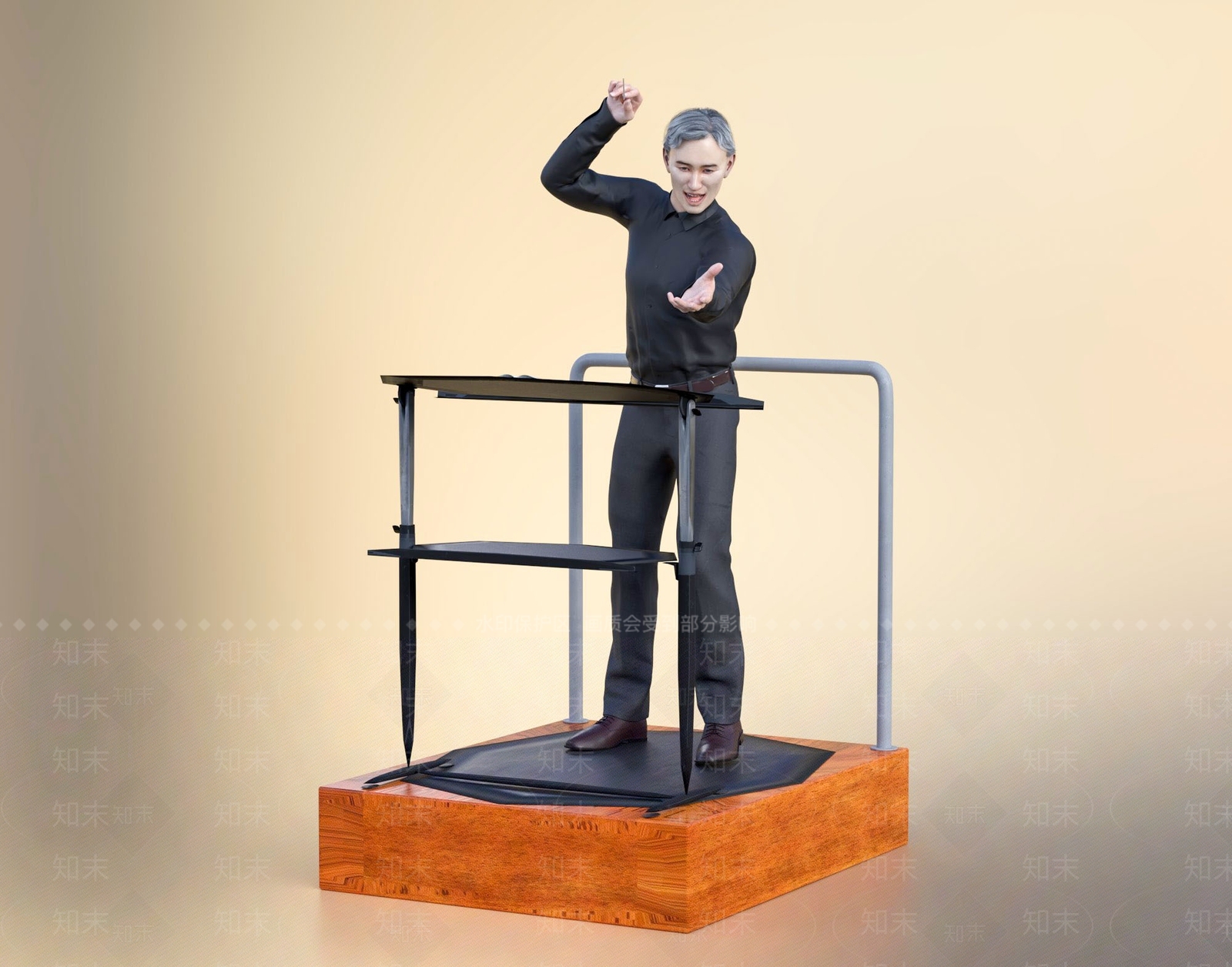 现代男人3D模型下载【ID:1109214138】