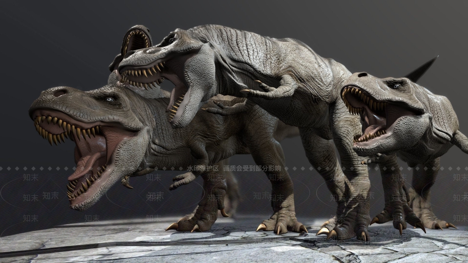 现代恐龙3D模型下载【ID:1109214472】