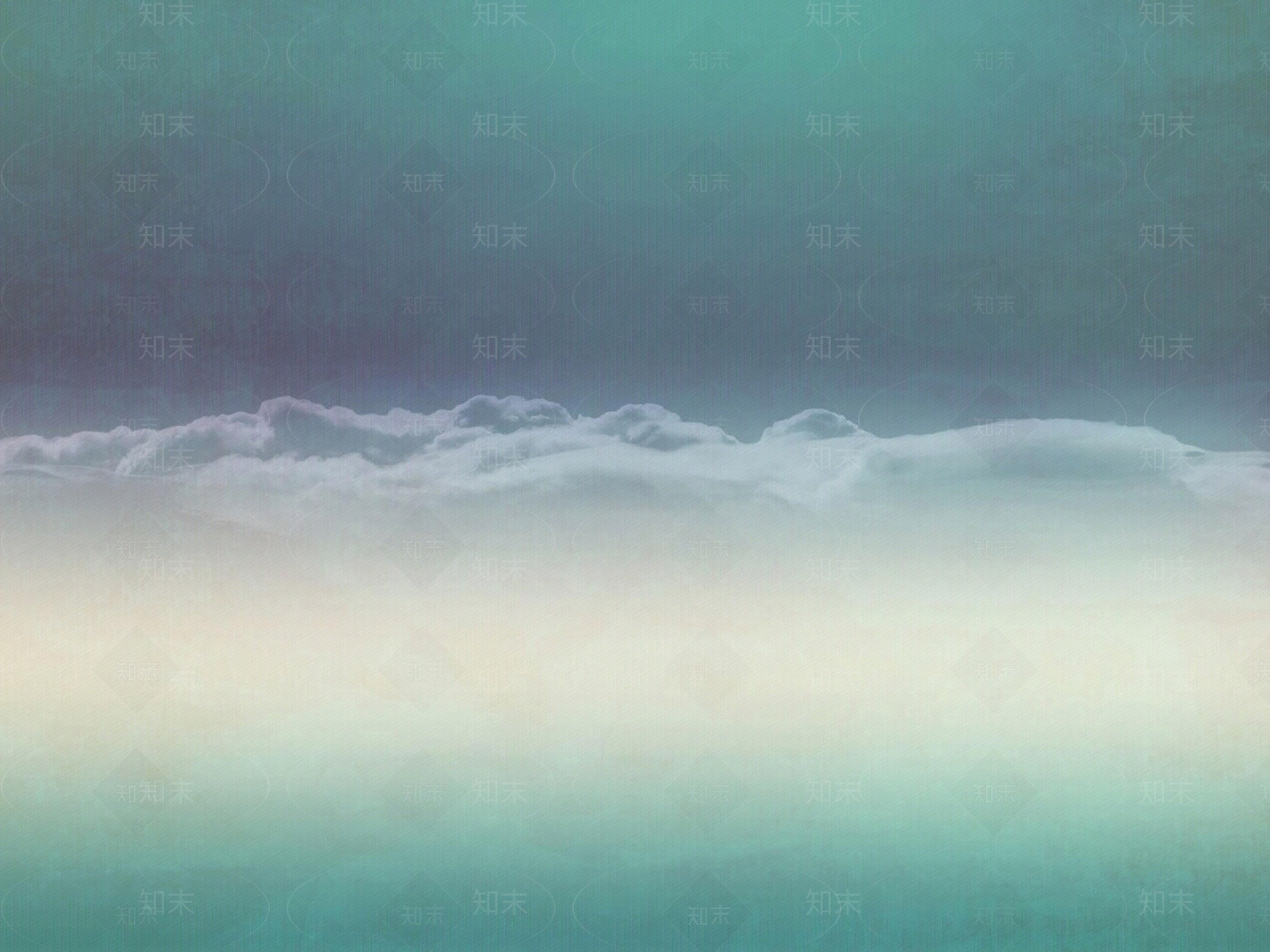 新中式湖绿渐变天空壁画贴图下载【ID:1109265195】