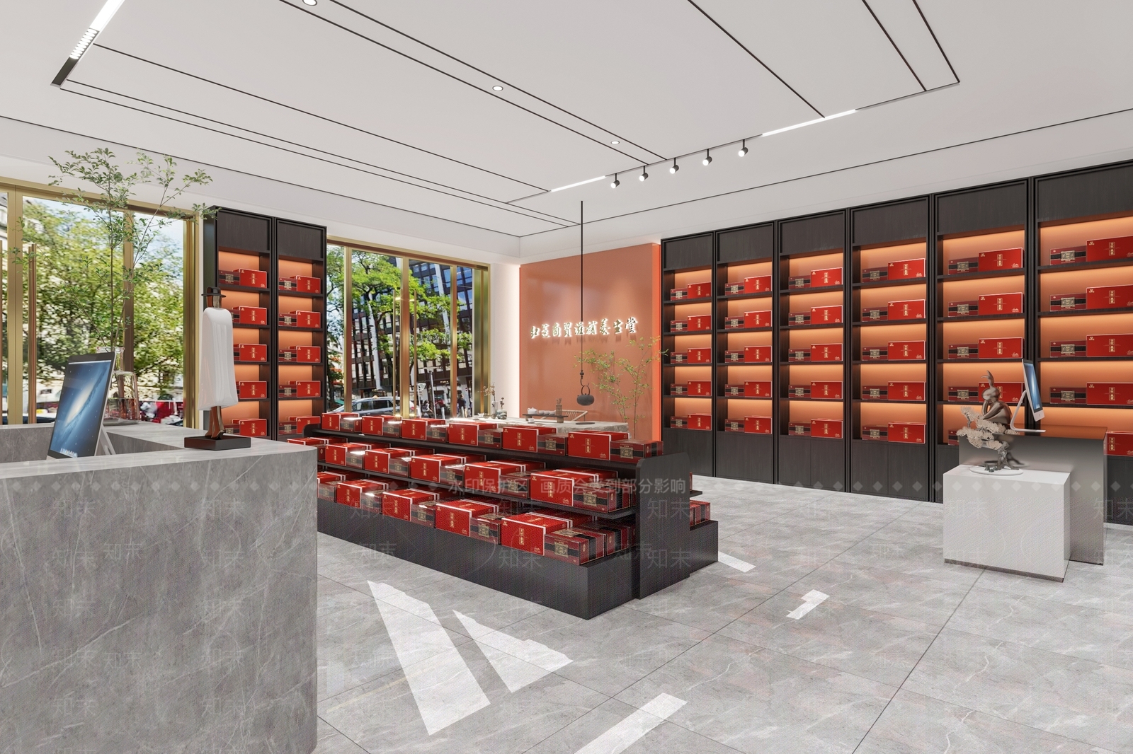 新中式药店3D模型下载【ID:1109269727】