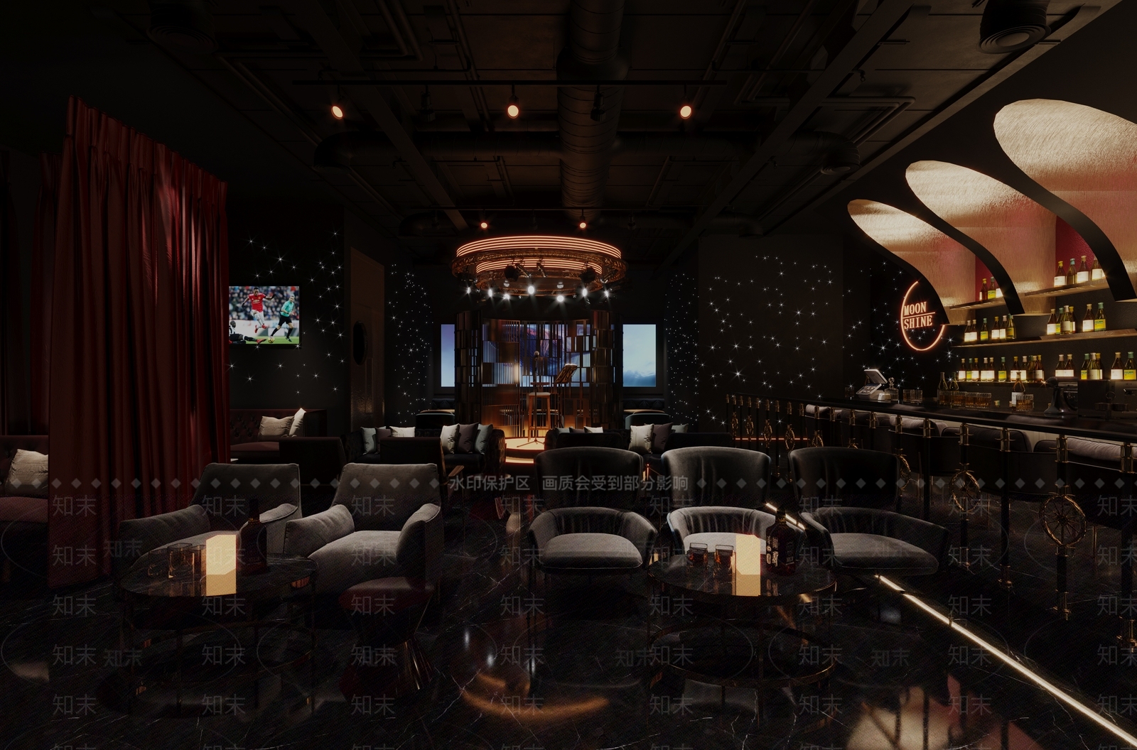 现代酒吧3D模型下载【ID:1109456274】