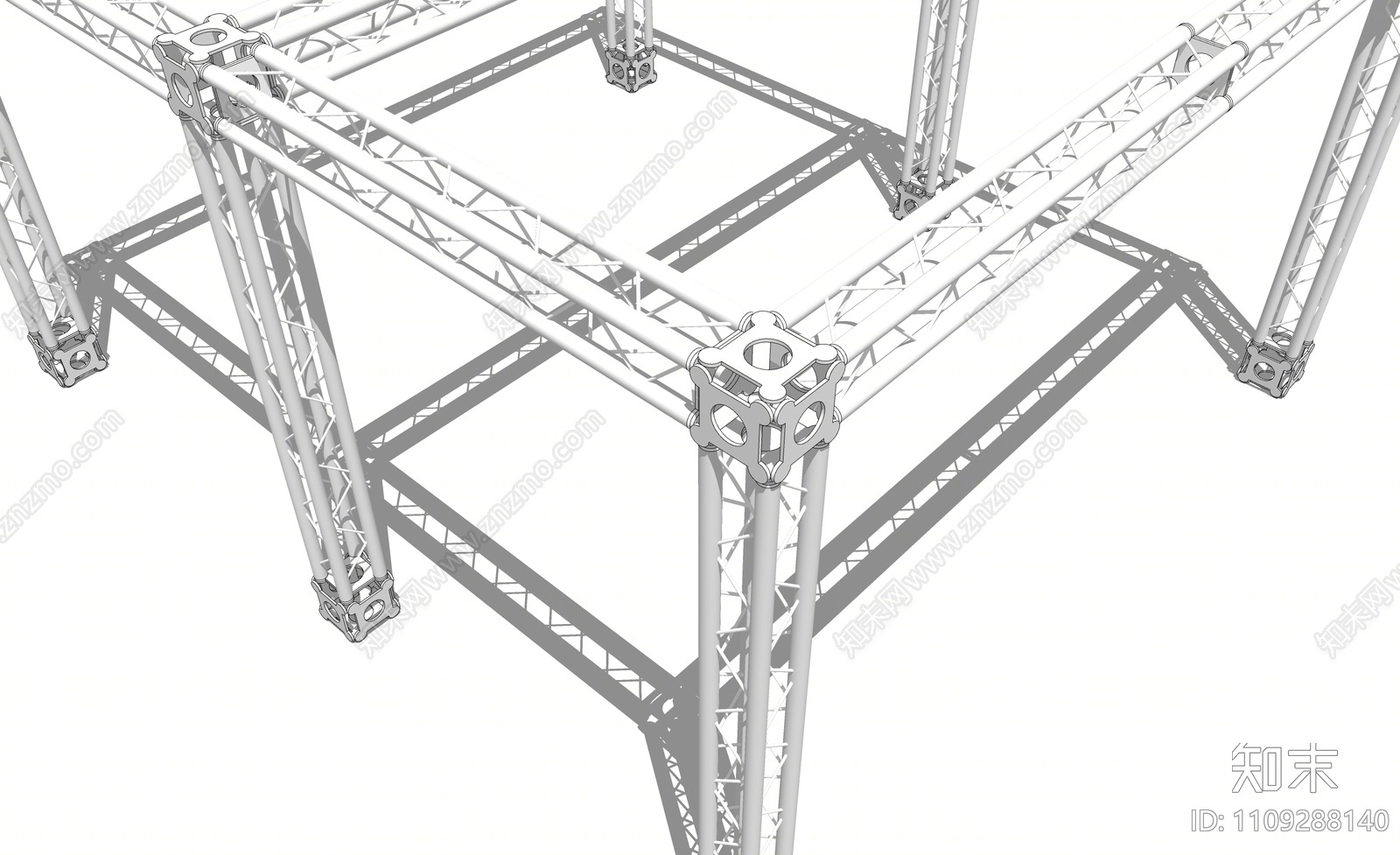现代桁架SU模型下载【ID:1109288140】