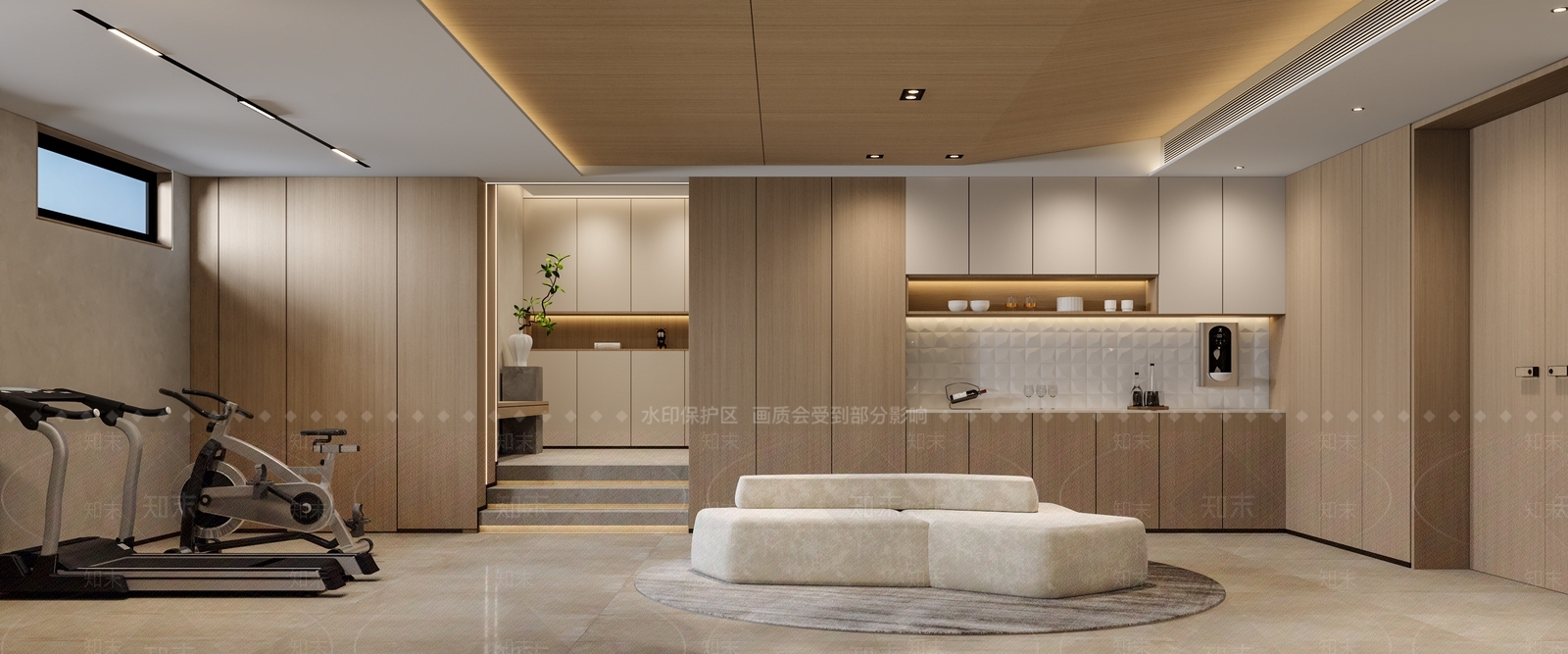 现代家居健身房3D模型下载【ID:1109297509】