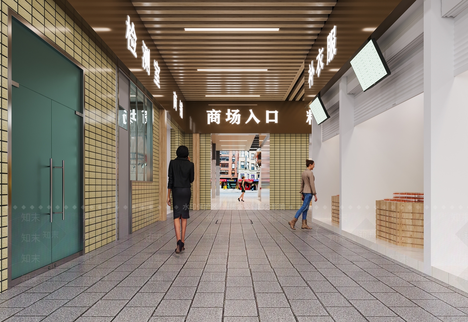 现代超市3D模型下载【ID:1109335801】